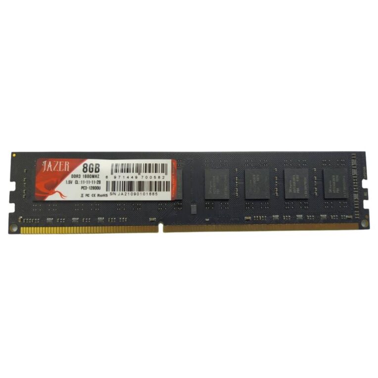 Memória RAM Jazer DDR3 8GB 1600MHz